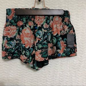 Forever 21 Flowy floral shorts